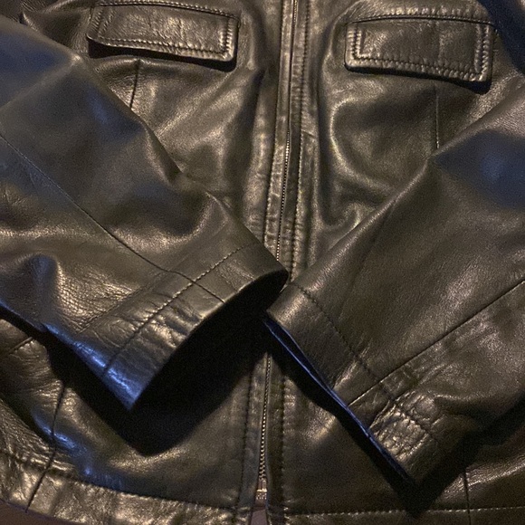 Bally | Jackets & Coats | Bally Genuine Leather Jacket Size 8 | Poshmark